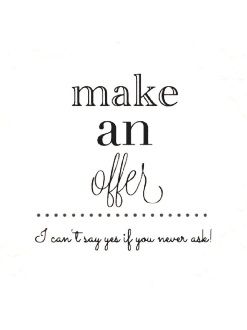 Make An Offer